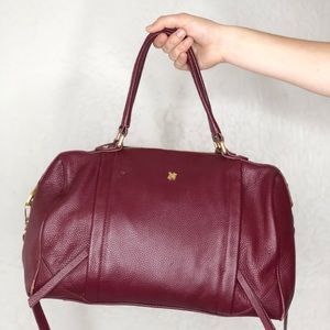 Ora Delphine Maroon Liza Purse